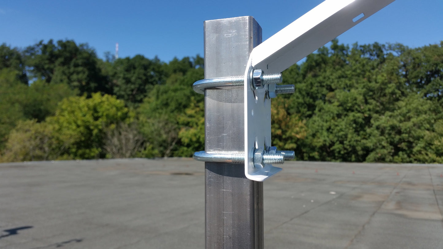 U-bolts for pipe mounting (2x)